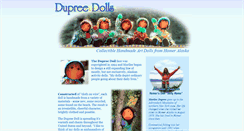 Desktop Screenshot of dupreedolls.com