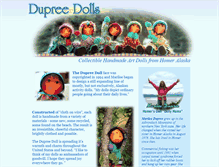 Tablet Screenshot of dupreedolls.com